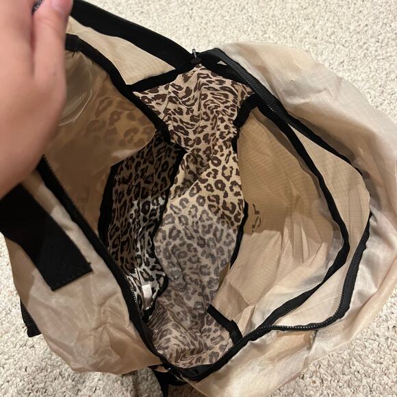 NWT APL Leopard Print Packable Backpack All Purpose Athletic Propulsion Lab - Picture 4 of 5